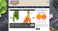 Desktop Screenshot of benedictsmarket.com